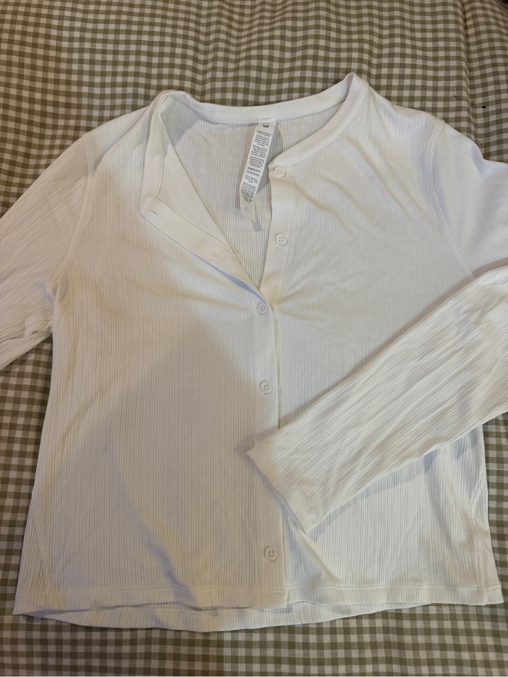 LuluLemon All Aligned Ribbed Henley long sleeve